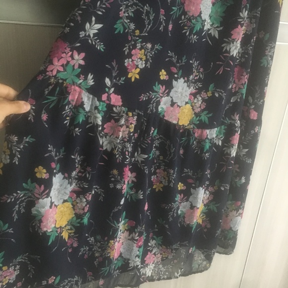 Merona Long flowing flowered maxi sun dress NWT - Picture 2 of 6